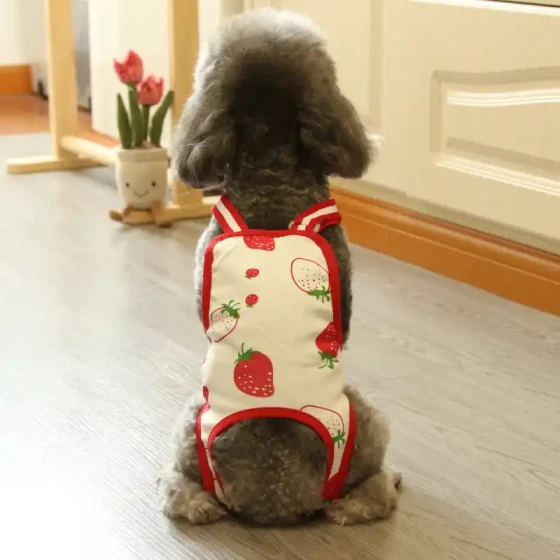 Cotton Dog Sanitary Suit: Full-Coverage Anti-Harassment Pajamas